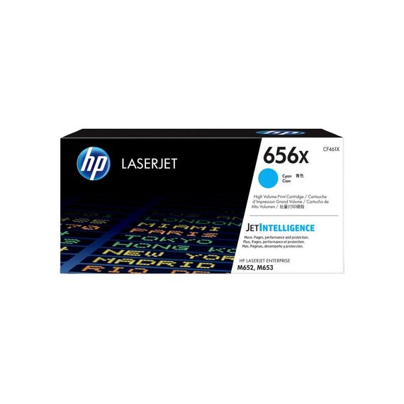 HP 656X Cyan Original LaserJet Tonerkartusche mit hoher Reichweite