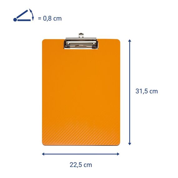 MAUL MAULflexx Klemmbrett A4 Polypropylen (PP) Orange, Farbe: Orange, 7 image