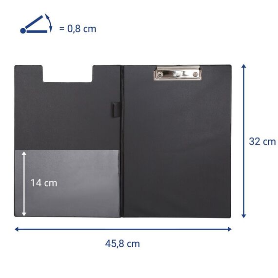 MAUL 2339290 Klemmbrett A4 Schwarz, 3 image