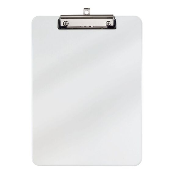 MAUL 2340505 Klemmbrett A4 Kunststoff Transparent, Farbe: Transparent