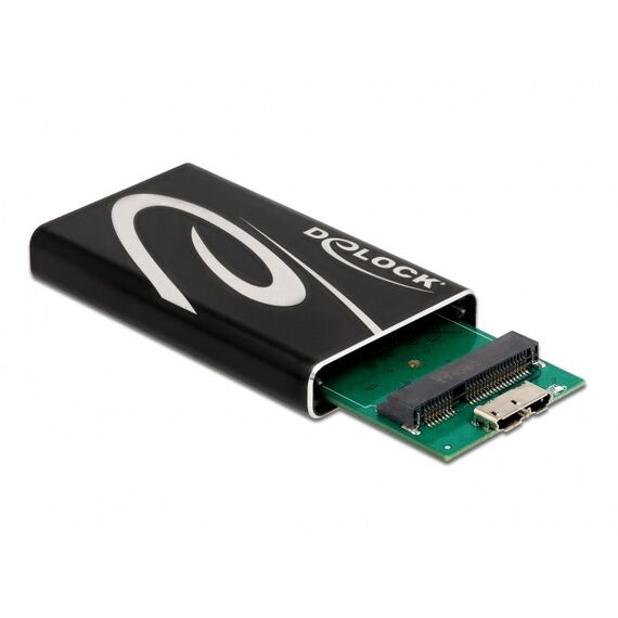 DeLOCK Externes Gehäuse SuperSpeed USB für mSATA SSD