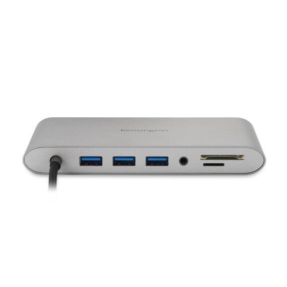 Kensington UH1440P Mobile USB-C Duale Video Dockingstation mit 85 W Power Pass-Through – DP/HDMI/VGA, 4 image