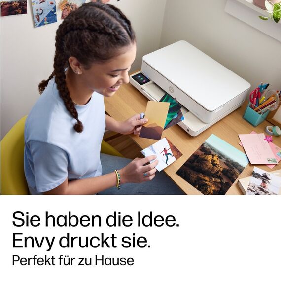 HP ENVY 6132e Wireless All-in-One Farbe Drucker, Instant Ink; Fotodruck, 6 image