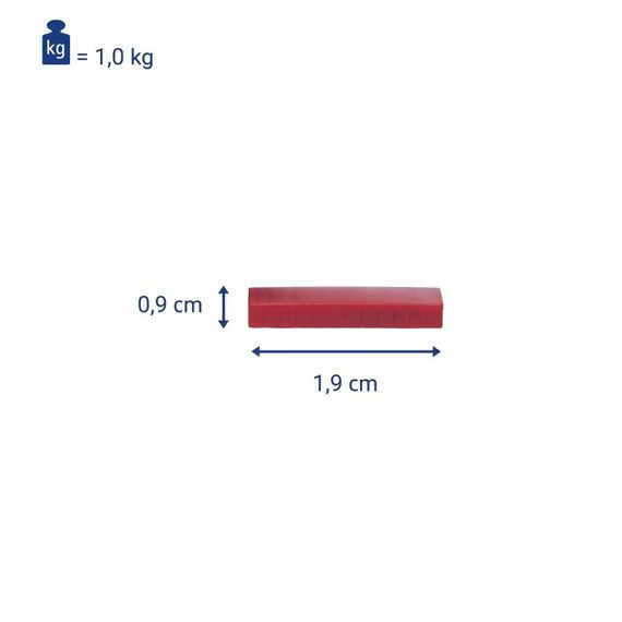 MAUL Solid Kühlschrankmagnet Kunststoff Rot 10 Stück(e), 5 image