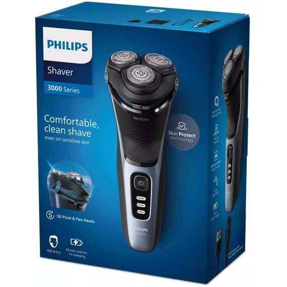 Philips 3000 series Shaver S3243/12 Elektrischer Nass- und Trockenrasierer, 2 image