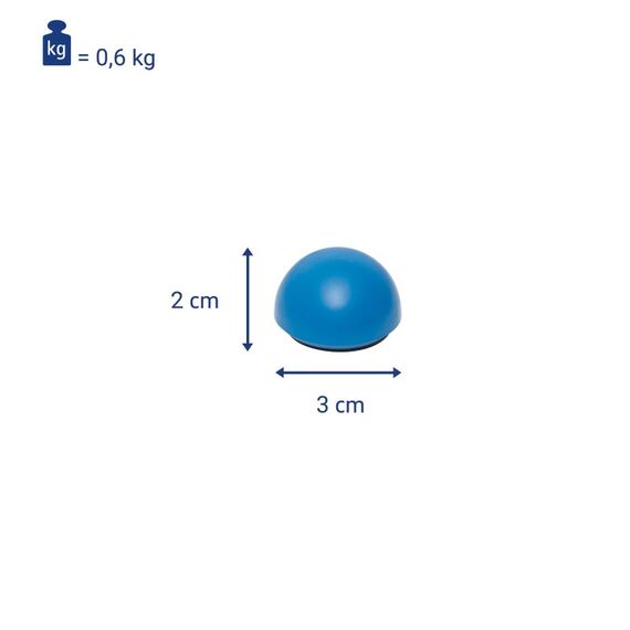 MAUL 6175037 Tafelzubehör Tafelmagnet, Farbe: Blau, 2 image