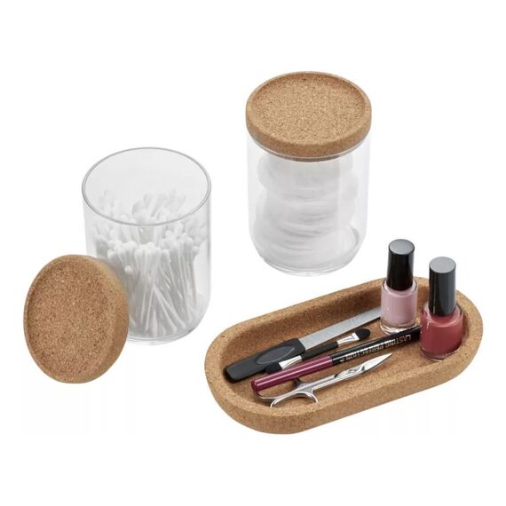 Diaqua Mora Schminktasche Kunststoff Transparent, Braun, 2 image