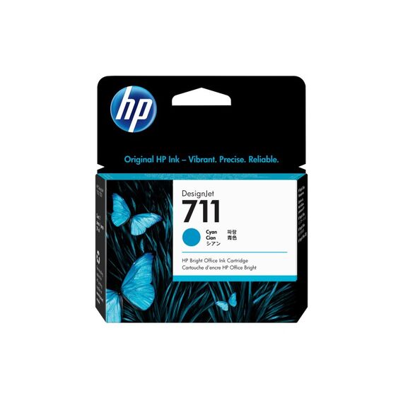 HP 711 Cyan DesignJet Tintenpatrone, 29 ml