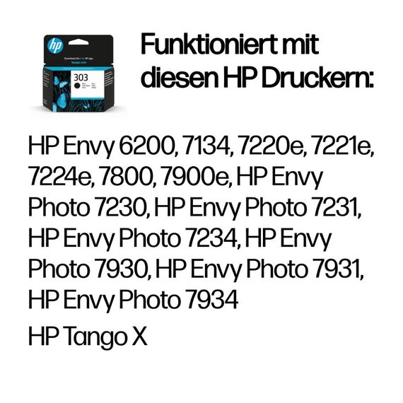 HP 303 Schwarz Original Druckerpatrone, 2 image