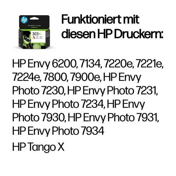 HP 303XL Cyan/Magenta/Gelb Original Druckerpatrone mit hoher Reichweite, 2 image