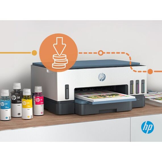 HP Smart Tank 7005 Wireless All-in-One Farbe Drucker, Beidseitiger Druck; Kopierer, Scanner, 15 image