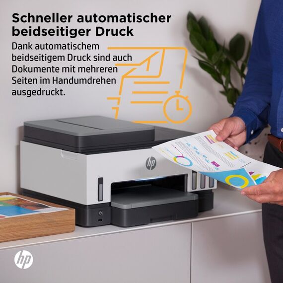 HP Smart Tank 7605 Wireless All-in-One Farbe Drucker, Beidseitiger Druck; Kopierer, Scanner, 7 image