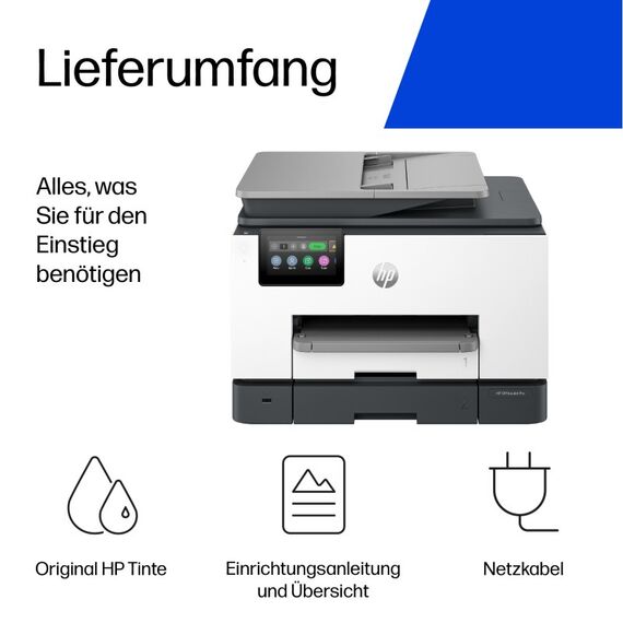HP OfficeJet Pro 9132e Wireless All-in-One Farbe Drucker, Instant Ink; Beidseitiger Druck, 6 image