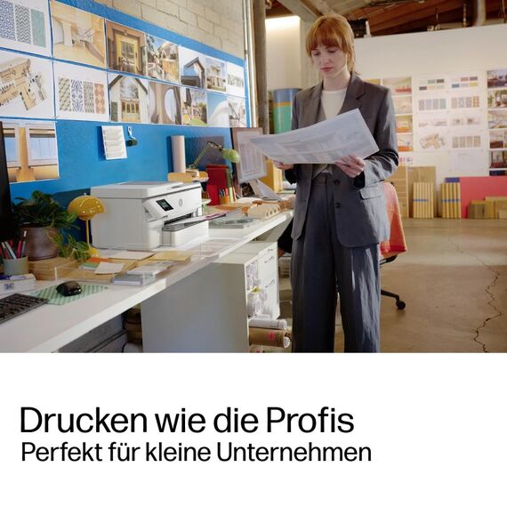 HP OfficeJet Pro 9720e Wireless All-in-One Farbe Drucker, Beidseitiger Druck; Kopierer, Scanner, 11 image