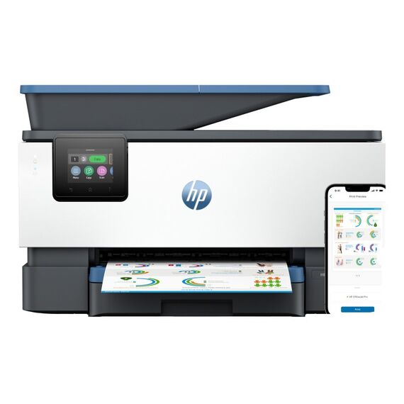 HP OfficeJet Pro 9125e Wireless All-in-One Farbe Drucker, Instant Ink; Beidseitiger Druck