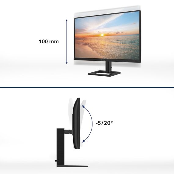 Philips 1000 series 27E1N1900AE/00 Computerbildschirm 68,6 cm (27") 3840 x 2160 Pixel 4K Ultra HD LCD Schwarz, 3 image