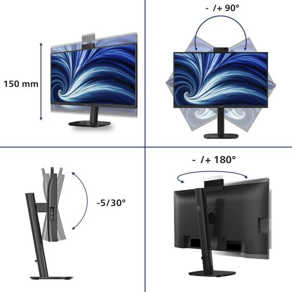 Philips 3000 series 24B2U3301H/00 Computerbildschirm 60,5 cm (23.8") 1920 x 1080 Pixel Full HD LCD Schwarz, 3 image
