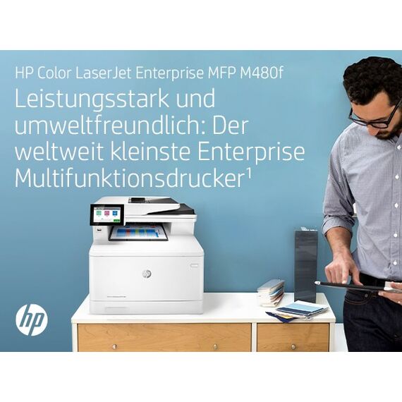 HP Color LaserJet Enterprise LaserJet Enterprise M480f Multifunction Farbe Drucker, Nur Ethernet; Kopierer, Scanner, 14 image