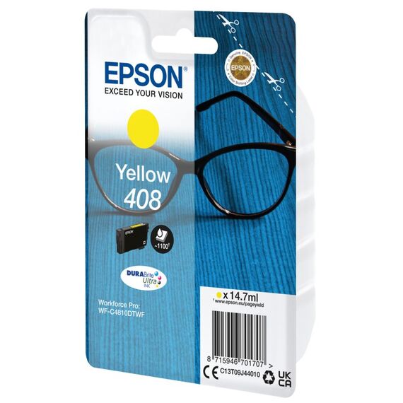 Epson 408 Brille DURABrite Ultra Single Yellow Tinte