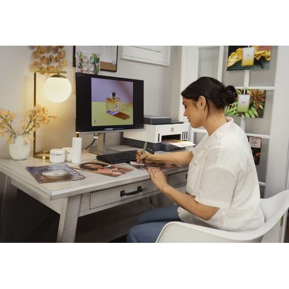 HP Smart Tank 7308 Wireless All-in-One Farbe Drucker, Up to 2 Years of ink included; Two-sided printing; Copier, Scanner, 3 image