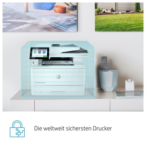 HP LaserJet Enterprise M430f Multifunction Schwarzweiß Drucker, Nur Ethernet; Kopierer, Scanner, 8 image