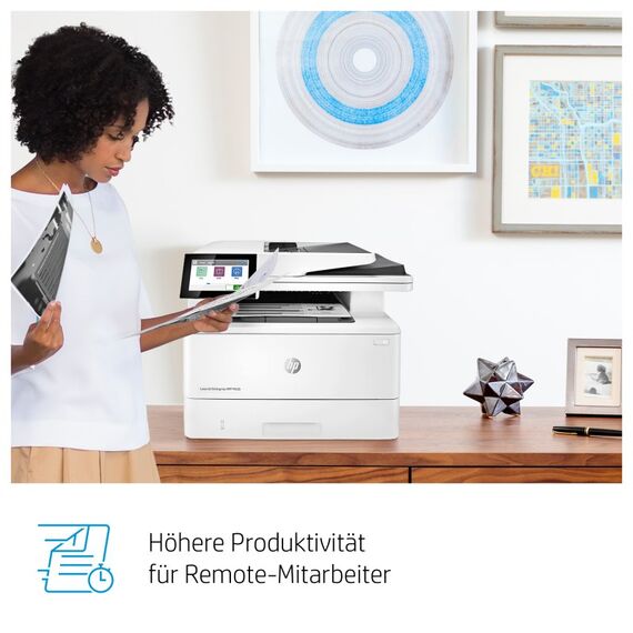 HP LaserJet Enterprise M430f Multifunction Schwarzweiß Drucker, Nur Ethernet; Kopierer, Scanner, 9 image