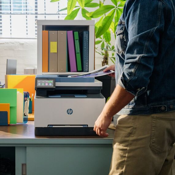 HP LaserJet Pro 3302fdn Multifunction Farbe Drucker, Nur Ethernet; Kopierer, Scanner, 8 image