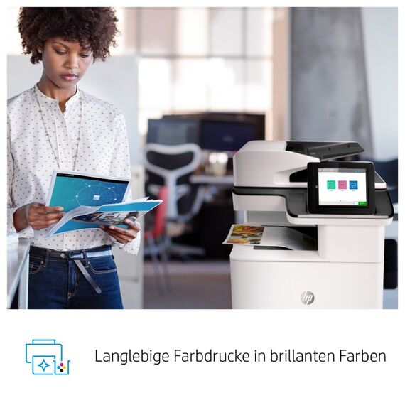 HP Color LaserJet Enterprise LaserJet Enterprise M776dn Multifunction Farbe Drucker, Nur Ethernet; Kopierer, Scanner, 6 image