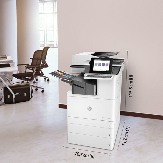 HP Color LaserJet Enterprise Flow LaserJet Enterprise Flow M776zs Wireless Multifunction Farbe Drucker, Kopierer, Scanner; Duplex, 4 image