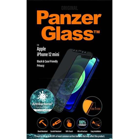 PanzerGlass ® Privacy Displayschutzglas iPhone 12 Mini | Edge-to-Edge, 3 image