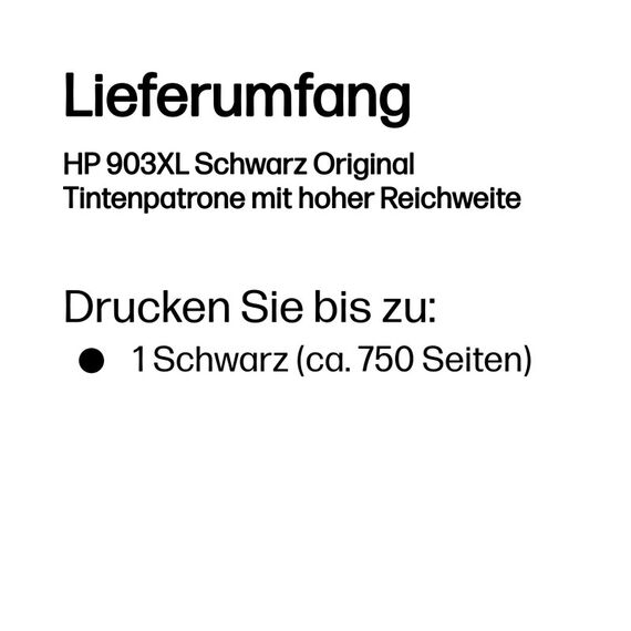 HP 903XL Schwarz Original Tintenpatrone mit hoher Reichweite, 3 image