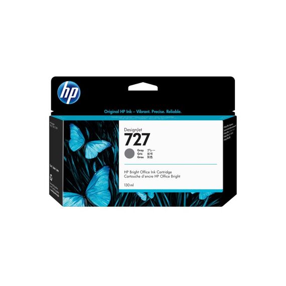 HP 727 Grau DesignJet Tintenpatrone, 130 ml