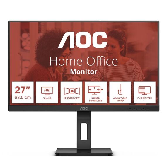 AOC E3 27E3QAF Computerbildschirm 68,6 cm (27") 1920 x 1080 Pixel Full HD LED Schwarz