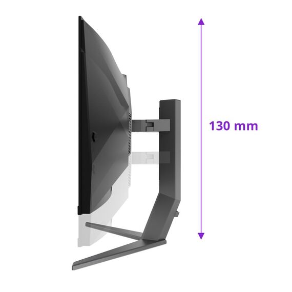 AOC AGON PRO AG346UCD Computerbildschirm 86,4 cm (34") 3440 x 1440 Pixel Wide Quad HD QD-OLED Schwarz, Grau, 2 image