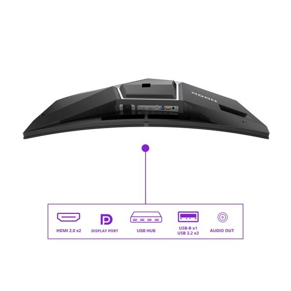 AOC AGON PRO AG346UCD Computerbildschirm 86,4 cm (34") 3440 x 1440 Pixel Wide Quad HD QD-OLED Schwarz, Grau, 3 image