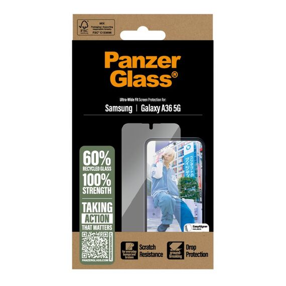 PanzerGlass ® Displayschutz Samsung Galaxy A36 5G | Ultra-Wide Fit, 3 image
