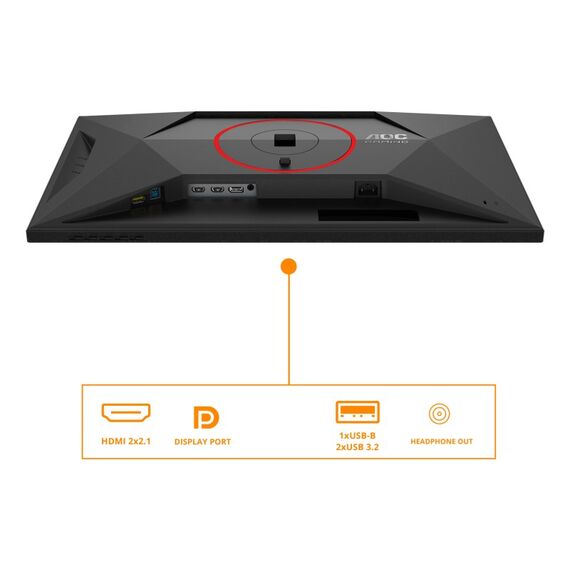 AOC G4 U27G4R Computerbildschirm 68,6 cm (27") 3840 x 2160 Pixel 4K Ultra HD LED Schwarz, Rot, 3 image