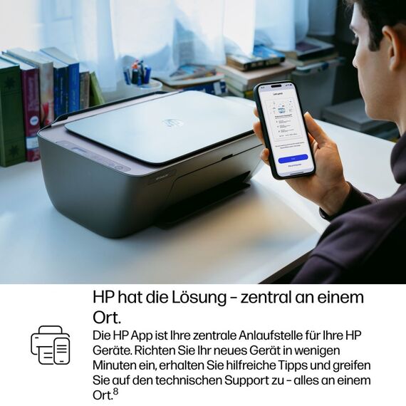 HP DeskJet 2921 Wireless All-in-One Farbe Drucker, Instant Ink, 13 image