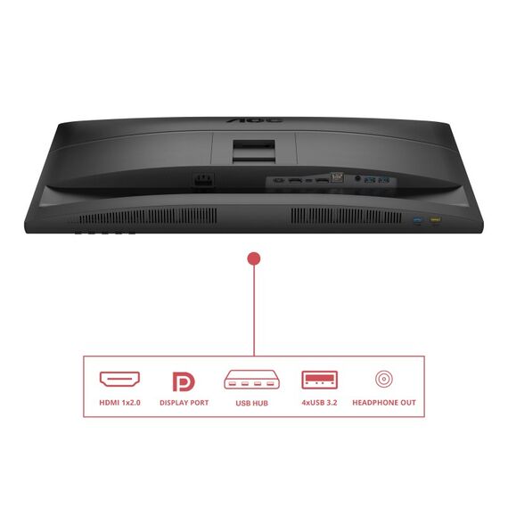 AOC E4 Q27E4CV Computerbildschirm 68,6 cm (27") 2560 x 1440 Pixel Quad HD LED Schwarz, 3 image