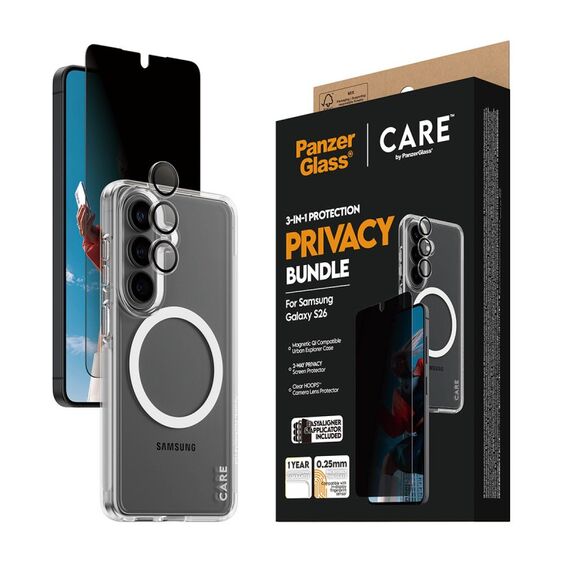 PanzerGlass ® | CARE™ by ® Privacy 3-in-1 Set Samsung Galaxy S26, 6 image
