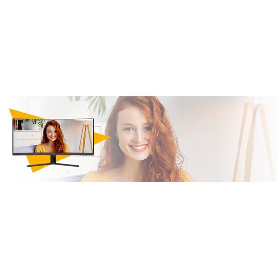 AOC B3 CU34B3E Computerbildschirm 86,4 cm (34") 3440 x 1440 Pixel Wide Quad HD LED Schwarz, 2 image