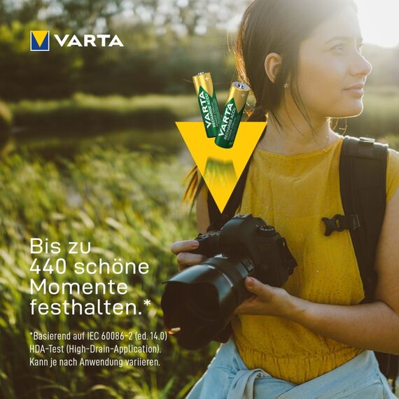 Varta Recharge Accu Power AA 2100 mAh 4er Pack (vorgeladener NiMH-Akku, Micro, wiederaufladbarer Akku, gebrauchsfertig), 7 image