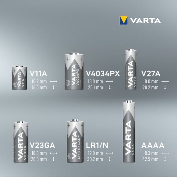 Varta Batterien AAAA, 2 Stück, Alkaline Special, 1,5V, für medizinische Geräte, Alarmsysteme, Fernbedienungen, kompakt mit langanhaltender & hoher Leistung, 3 image