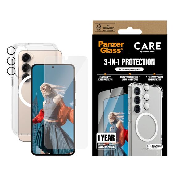PanzerGlass ® | CARE™ by ® 3-in-1 Set Samsung Galaxy S25, 2 image