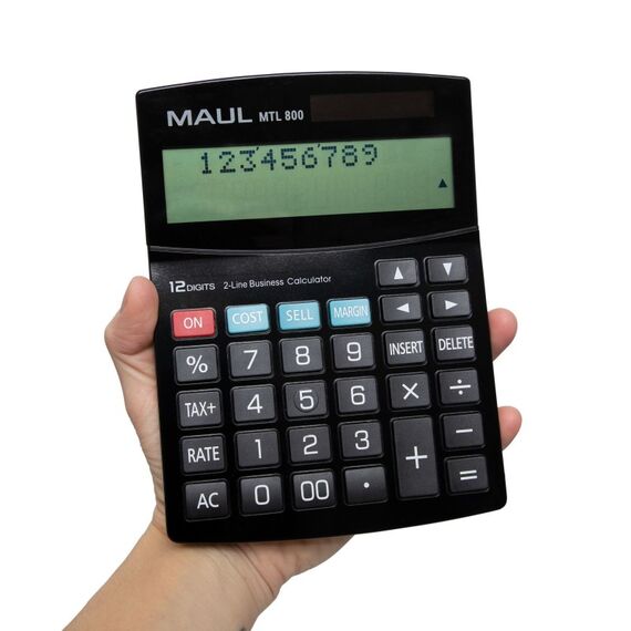 MAUL MTL 800 Taschenrechner Desktop Display-Rechner Schwarz, 4 image