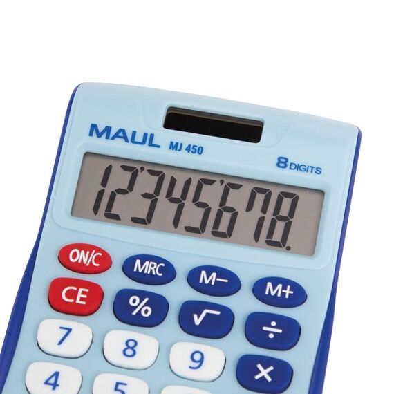 MAUL MJ 450 Taschenrechner Tasche Display-Rechner Blau, Farbe: Blau, 4 image