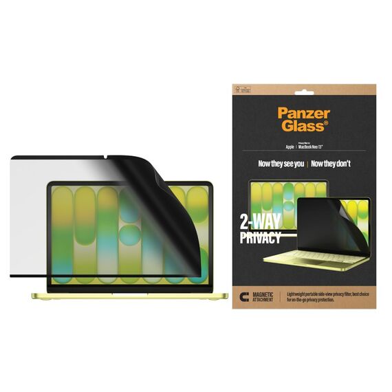 PanzerGlass ® Magnetic 2-Way Privacy Film Displayschutz Apple MacBook Neo 13'' M2 | M3 | M4 | M5, 2 image