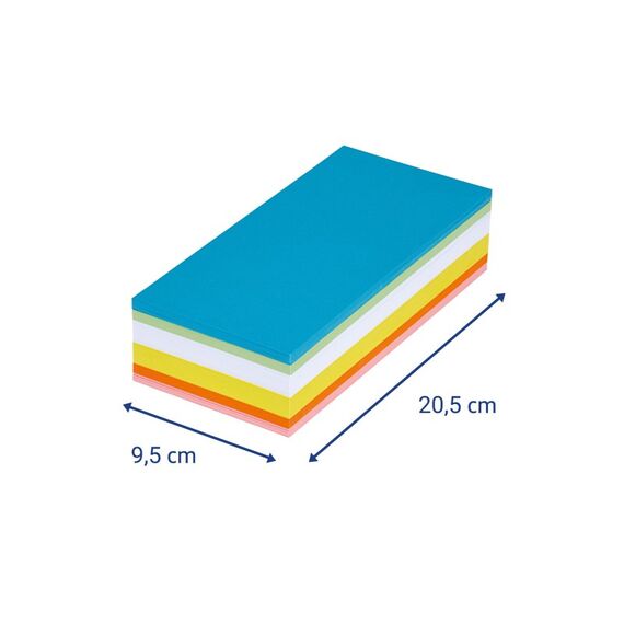 MAUL 6394199 Klebezettel Rechteck Blau, Grün, Orange, Rot, Weiß, Gelb, 2 image