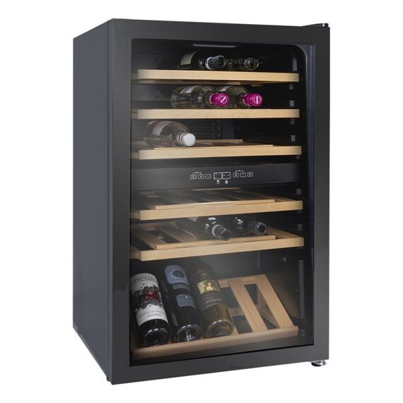 Kibernetik WKH39D Freistehend Schwarz 37 Flasche(n)