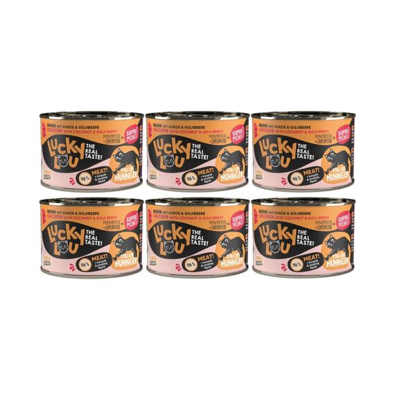 Lucky Lou SuperMono Huhn 6x200g Kit